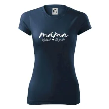 Triko máma psací se jmény dětí