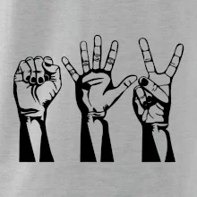 Kámen nůžky papír černé