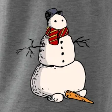 Sněhulák se spadlým nosem