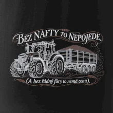 Bez nafty to nepojede traktor s vlekem