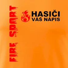 Hasiči (oheň,  Firesport, název sboru - vlastní nápis)