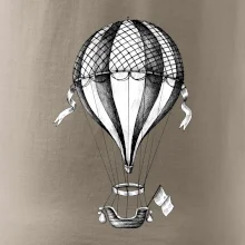 Horkovzdušný balón  kreslený