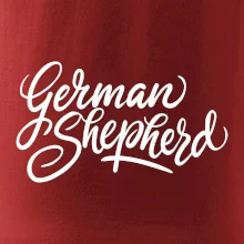 German shepherd - nápis okrasny - nápis okrasný