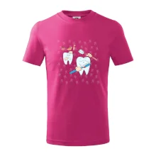 Zubařské tričko - kartáček a jídlo