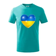 Ukrajina srdce vlajka