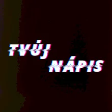 Glitch font - tvůj nápis