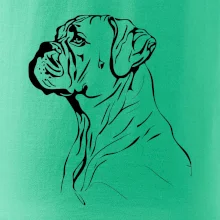 Boxer černá kresba