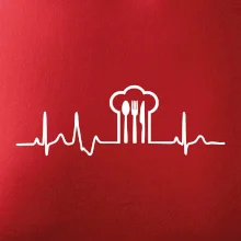 EKG kuchař čepice a příbory