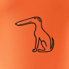 Barzoj obrys černý  (Moňas)