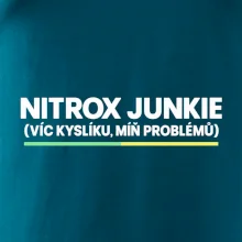 Nitrox junkie zelenožlutá linka pod nápisem