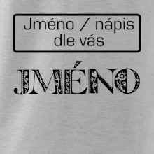 Folklor - jméno - nápis