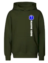 Hvězda života - vlastní nápis vpředu a vzadu