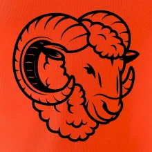 Bílá Hlava berana obrys