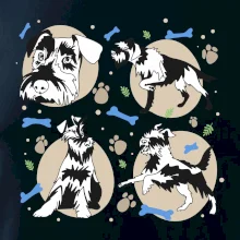 Knírač - 4 obrázky