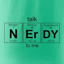Talk nerdy - periodická tabulka Talk nerdy - periodická tabulka