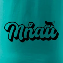 Mňau nápis