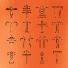 Typy stožárů vysokého napětí