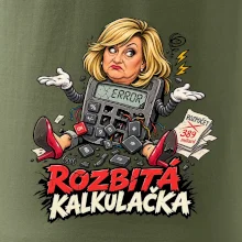 Alenka - rozbitá kalkulačka