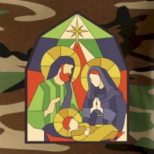 Vitráž - jesličky