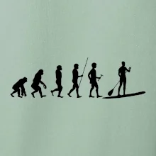 Evoluce paddleboard muž