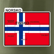 Norsko vlajka další státy