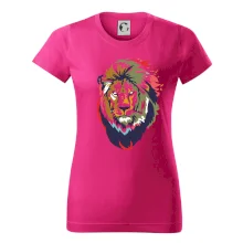 Hlava lva kreslená jednoduchá