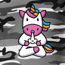 Yoga funící jednorožec