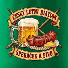 Český letní biatlon špekáček a pivo