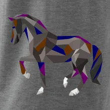 Kůň geometrie barevný