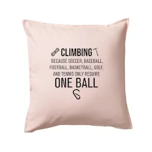 Climbing beacause one ball