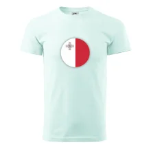 Vlajka Malta kulatá velká