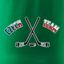 Czech team - hokejky a puk