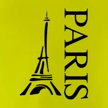 Paris nápis Eiffelovka na výšku