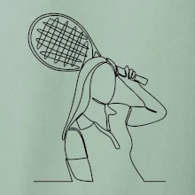 Tenistka  jednim tahem