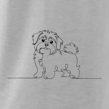 Havanský psík linka jedním tahem