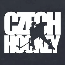 Czech hockey - nápis s hokejistou - Mistrovství světa v ledním hokeji 2024 Czech hockey - nápis s hokejistou - Mistrovství světa v ledním hokeji 2024