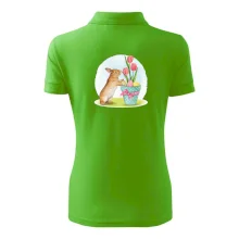 Velikonoční zajíček tulipány