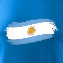 Argentina vlajka okousaná