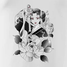 Japonsko - žena s mečem Japonsko - žena s mečem