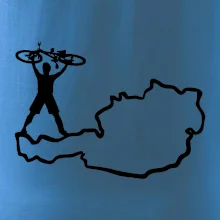 Cyklista - Mapa Rakouska