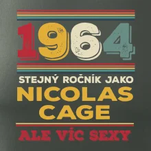 1964 stejný ročník jako Nicolas Cage