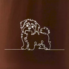 Havanský psík linka jedním tahem