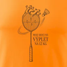 Badminton srdce s výpletem