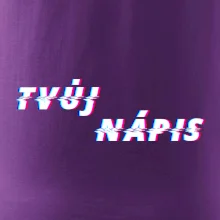 Glitch font - tvůj nápis