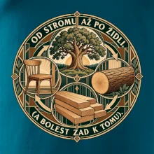 Od stromu až po dřevěnou židli