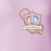 Pro nejmenší - pediatrický štít s otisky nožiček