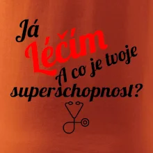 Já léčím - tvoje superschopnost? Šikmý nápis