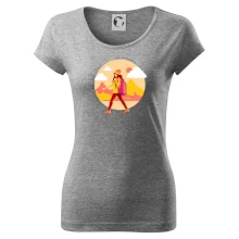 Barevný párový motiv na hory