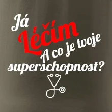 Já léčím - tvoje superschopnost? Šikmý nápis