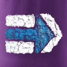 Párová turistická značka modrá